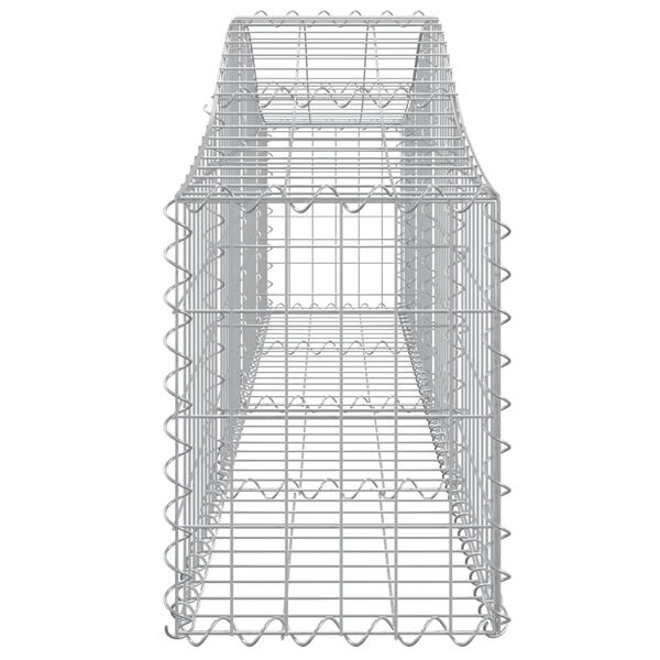 vidaXL Συρματοκιβώτια Τοξωτά 11 τεμ. 200x30x40/60 εκ. Γαλβαν. Ατσάλι
