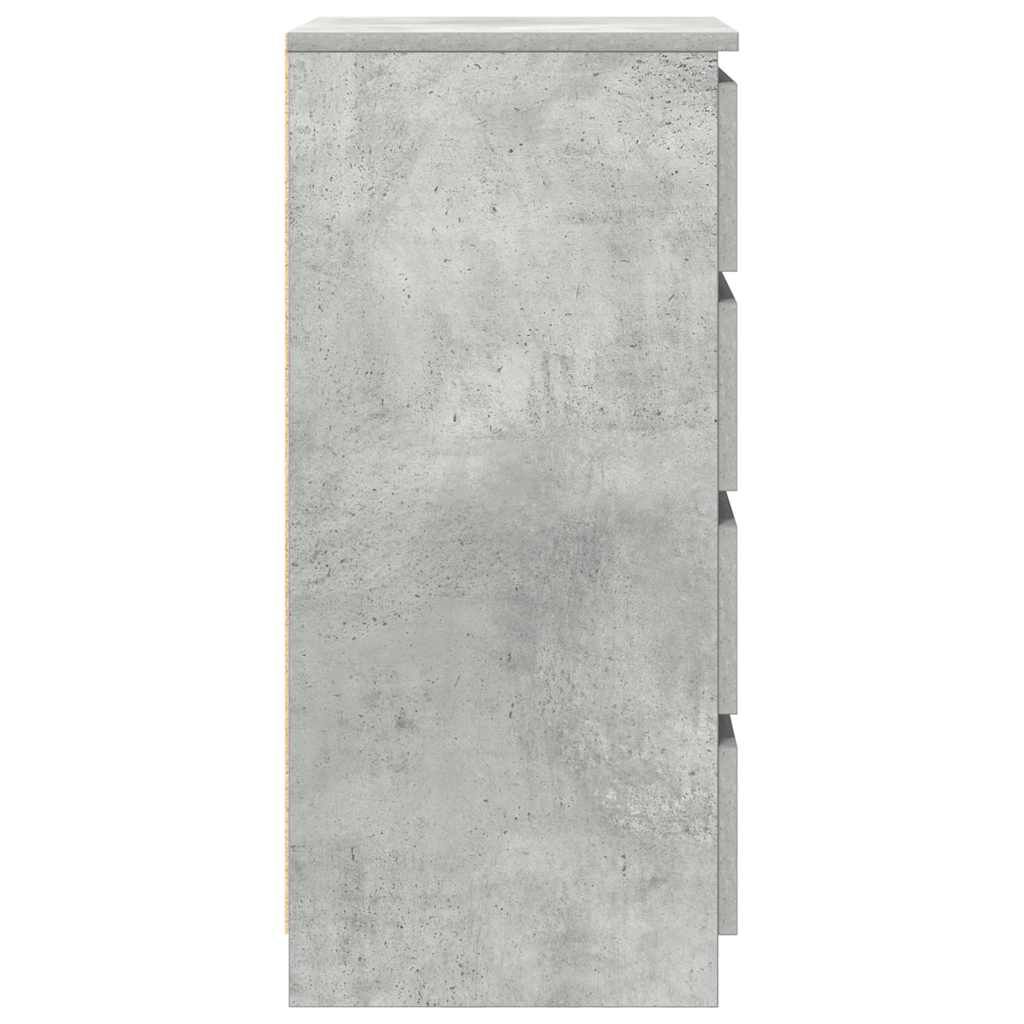 vidaXL Ντουλάπι Γκρι Σκυροδέματος 37,5x35x76 εκ. Επεξεργασμένο Ξύλο