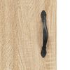 vidaXL Ντουλάπι Sonoma δρυς 69,5 x 34 x 180 εκ. από Επεξεργασμένο Ξύλο