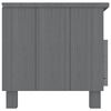 vidaXL Έπιπλο Τηλεόρασης HAMAR Σκ. Γκρι 106x40x40εκ. Μασίφ Ξύλο Πεύκου
