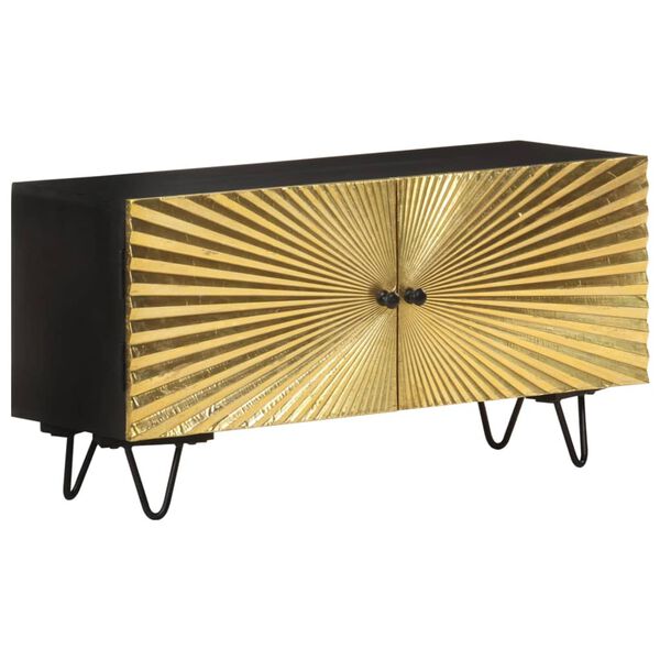 vidaXL Έπιπλο Τηλεόρασης 90 x 30 x 45 εκ. από Μασίφ Ξύλο Μάνγκο