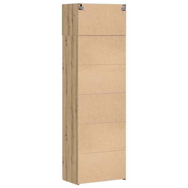 vidaXL Ντουλάπα Αποθήκευσης Ξύλο Δρυός 70x42.5x225 εκ. Επεξεργασμένο Ξύλο