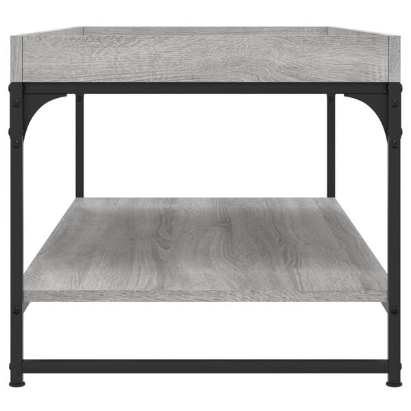vidaXL Τραπεζάκι Σαλονιού Γκρι Sonoma 100x49x45 εκ. Επεξεργασμένο Ξύλο