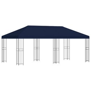 vidaXL &Kappa;ή&pi;&omicron;&sigmaf; &Gamma;&kappa;&alpha;&zeta;ebo 6 x 3 m &Mu;&pi;&lambda;&epsilon; &Pi;&omicron;&lambda;&upsilon;&epsilon;&sigma;&tau;έ&rho;&alpha;&sigmaf; &kappa;&alpha;&iota; &Chi;ά&lambda;&upsilon;&beta;&alpha;&sigmaf; 190 gsm