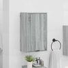 vidaXL Ντουλάπι Μπάνιου Επιτοίχιο Γκρι sonoma 39 x 23.5 x 65 εκ.