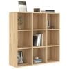 vidaXL Βιβλιοθήκη Χρώμα Sonoma Δρυς 98x29x97,5 εκ. Επεξεργασμένο Ξύλο