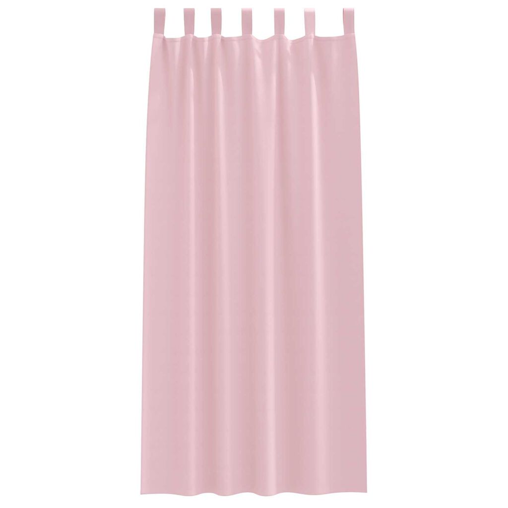 vidaXL Κουρτίνες 2 pcs Μωρουδίστικο Ροζ 260 x 140 εκ. Πολυεστέρας