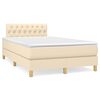 vidaXL &Kappa;&rho;&epsilon;&beta;ά&tau;&iota; Boxspring &mu;&epsilon; &Sigma;&tau;&rho;ώ&mu;&alpha; &Kappa;&rho;&epsilon;&mu; 120x190 &epsilon;&kappa;. &Upsilon;&phi;&alpha;&sigma;&mu;ά&tau;&iota;&nu;&omicron;