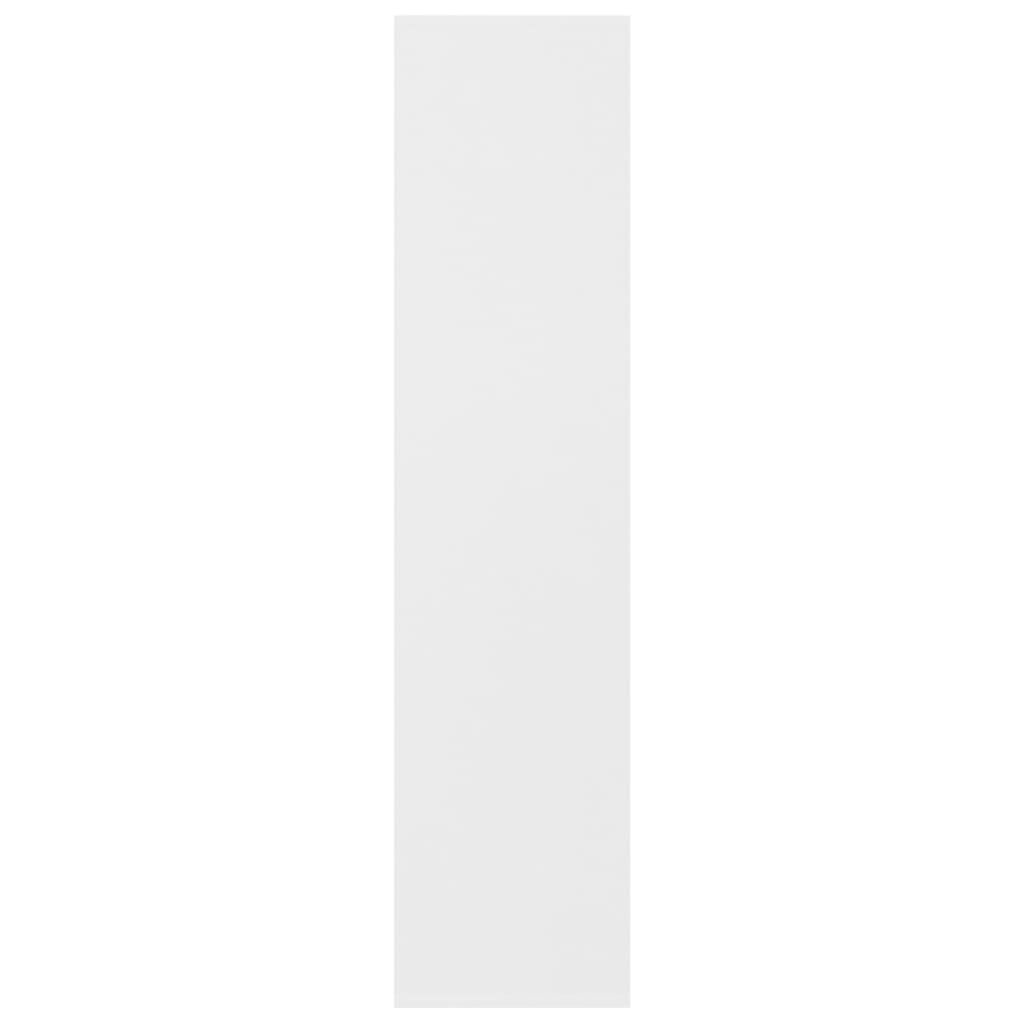 vidaXL Βιβλιοθήκη Λευκή 50 x 25 x 106 εκ. από Επεξ. Ξύλο