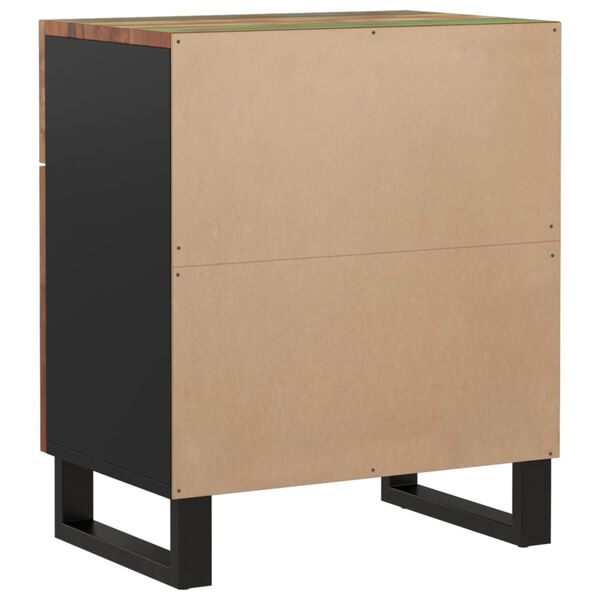 vidaXL Κομοδίνο 50 x 33 x 60 εκ. Μασίφ Ανακυκλωμένο Ξύλο & Επεξ. Ξύλο
