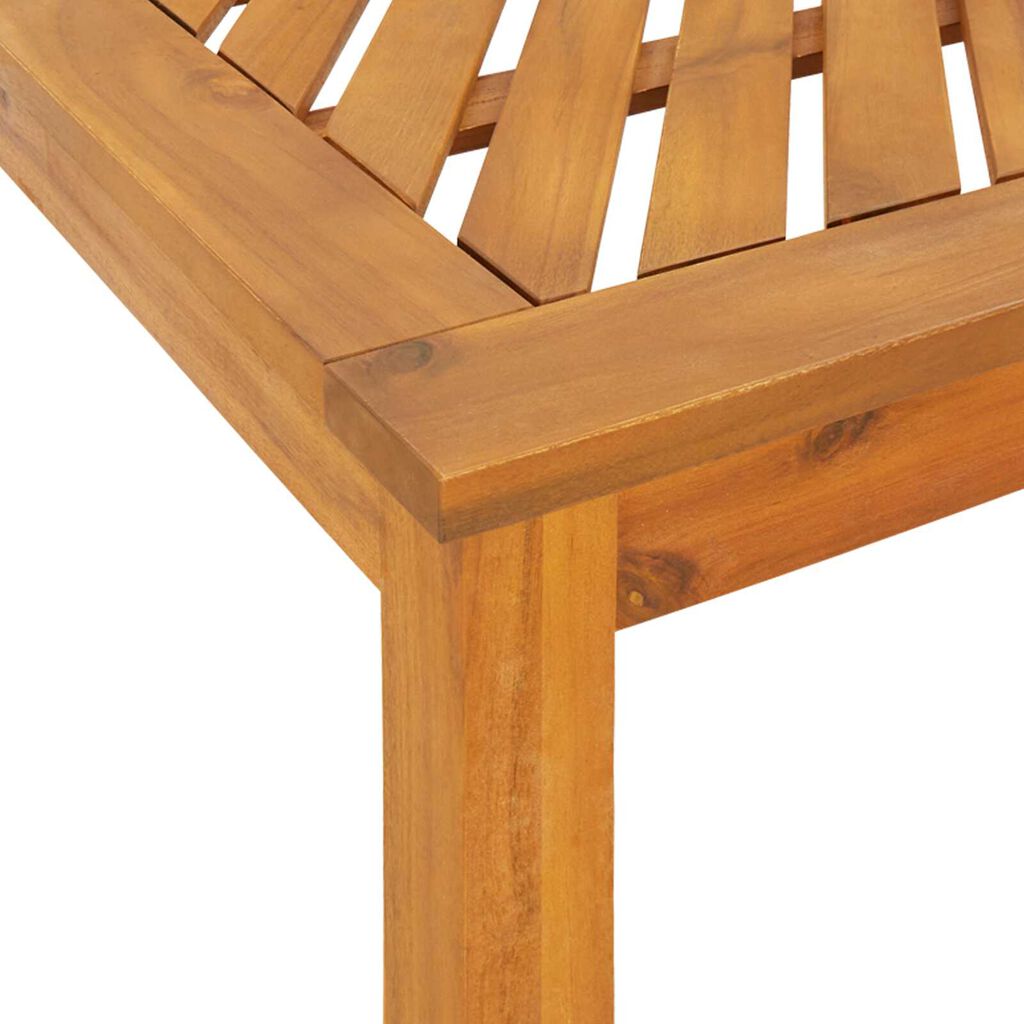 vidaXL Σέτ φαγητού για κήπο 3 pcs Καφέ 90 x 90 x 74 cm