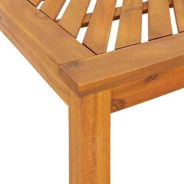 vidaXL Σέτ φαγητού για κήπο 3 pcs Καφέ 90 x 90 x 74 cm
