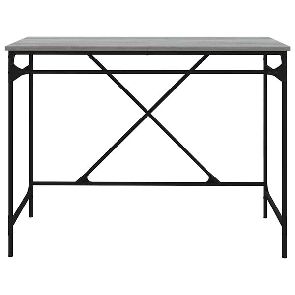 vidaXL Γραφείο Γκρι Sonoma 100 x 50 x 75 εκ. από Επεξεργασμένο Ξύλο