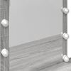 vidaXL Μπουντουάρ με LED Γκρι Sonoma 100x40x130 εκ.