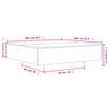 vidaXL Τραπεζάκι Σαλονιού με Φώτα LED Sonoma Δρυς 100x100x31 εκ.