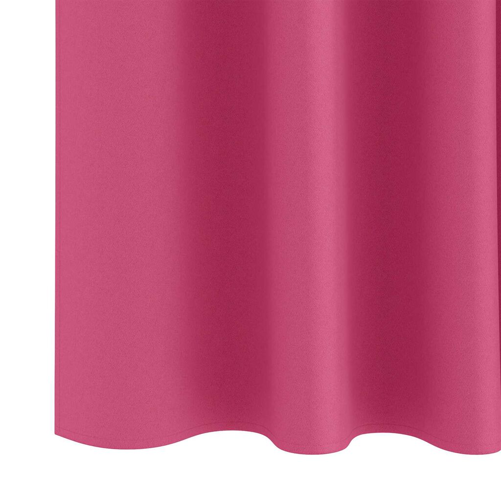 vidaXL Κουρτίνες 2 pcs Φωτεινό Ροζ 245 x 140 εκ. Πολυεστέρας