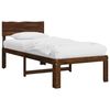 vidaXL &Mu;&omicron;&nu;ό &Kappa;&rho;&epsilon;&beta;ά&tau;&iota; &mu;&epsilon; &Kappa;&epsilon;&phi;&alpha;&lambda;ά&rho;&iota; ROSTOCK &Sigma;&kappa;&omicron;ύ&rho;&omicron; &Kappa;&alpha;&phi;έ 90 x 190 cm