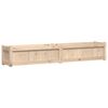 vidaXL Ζαρντινιέρα 180 x 31 x 31 εκ. από Μασίφ Ξύλο Πεύκου