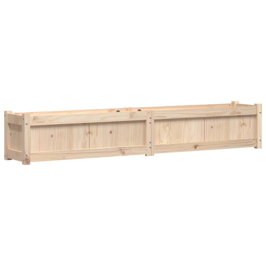 vidaXL Ζαρντινιέρα 180 x 31 x 31 εκ. από Μασίφ Ξύλο Πεύκου