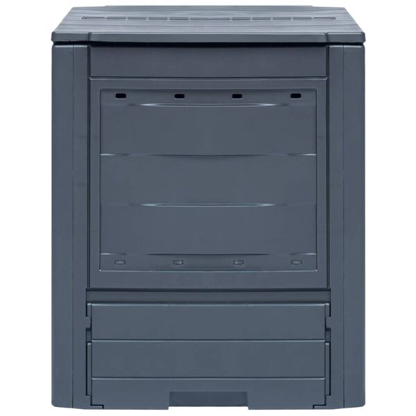 vidaXL Κομποστοποιητές Κήπου 3 τεμ. Γκρι 60 x 60 x 73 εκ. 780 Λίτρα