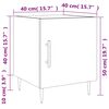 vidaXL Κομοδίνα 2 τεμ. Γκρι Sonoma 40 x 40 x 50 εκ. από Επεξεργ. Ξύλο