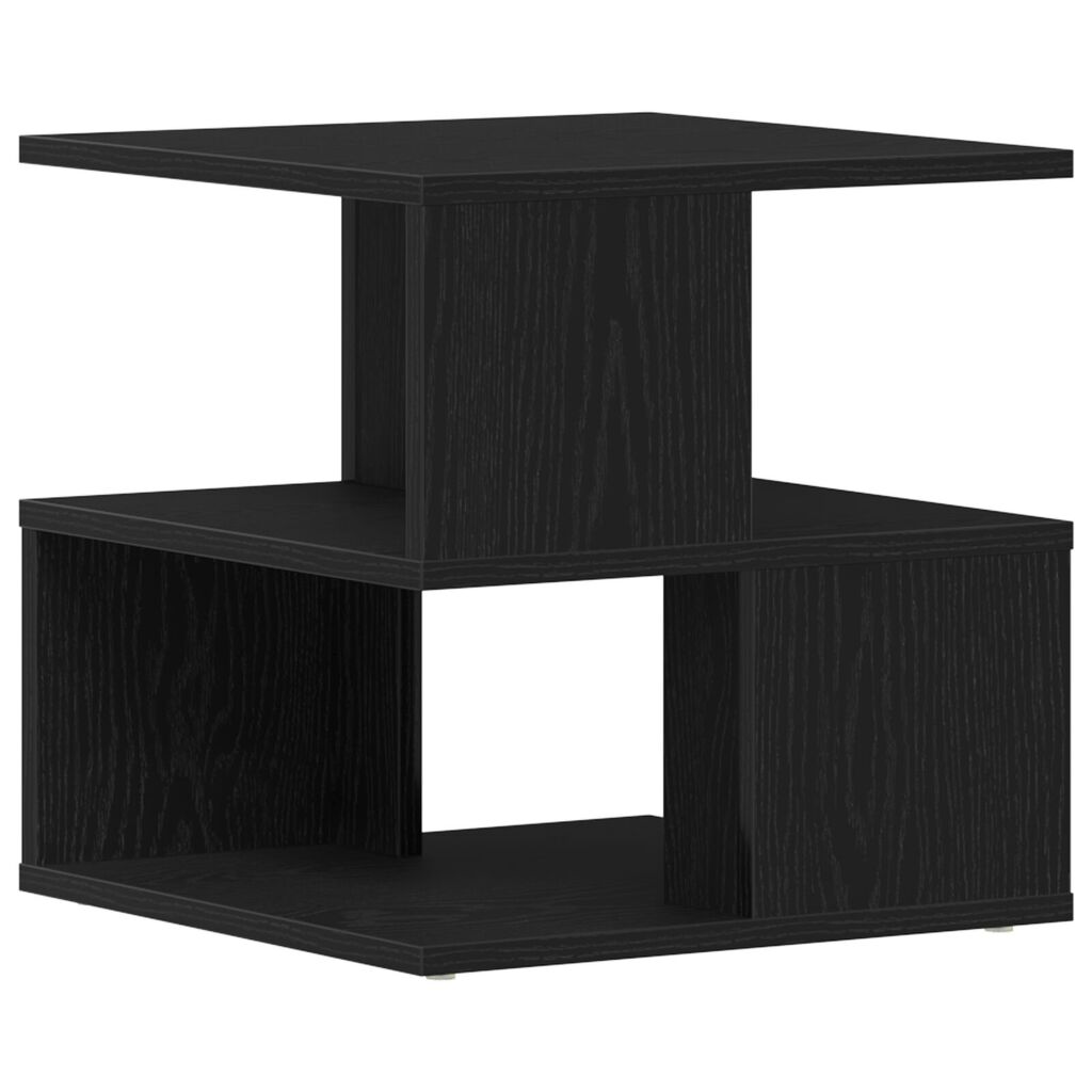 vidaXL Τραπέζι Ψηλού Σαλονιού Μαύρο Δρυς 40x40x40 εκ. Φτιαγμένο από Ξύλο