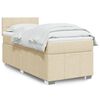 vidaXL &Kappa;&rho;&epsilon;&beta;ά&tau;&iota; Boxspring &mu;&epsilon; &Sigma;&tau;&rho;ώ&mu;&alpha; &Kappa;&rho;&epsilon;&mu; 90x200 &epsilon;&kappa;.&Upsilon;&phi;&alpha;&sigma;&mu;ά&tau;&iota;&nu;&omicron;