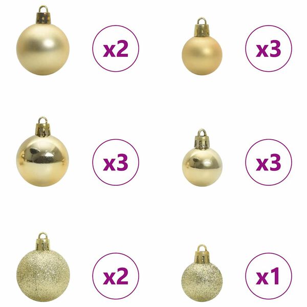 vidaXL &Tau;&epsilon;&chi;&nu;&eta;&tau;ό &Chi;&rho;&iota;&sigma;&tau;&omicron;&upsilon;&gamma;&epsilon;&nu;&nu;&iota;ά&tau;&iota;&kappa;&omicron; &Delta;έ&nu;&tau;&rho;&omicron; &mu;&epsilon; 150 LED &Lambda;&epsilon;&upsilon;&kappa;ό 120 cm