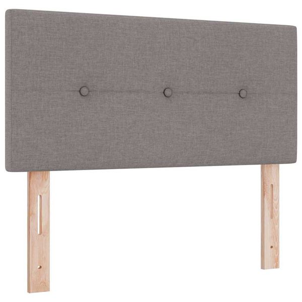 vidaXL Κεφαλάρι Ρυθμιζόμενο Ύψος με κεφαλάρι Taupe 80 cm ύφασμα