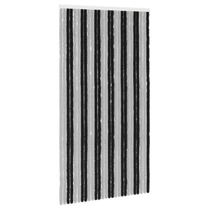 vidaXL &Kappa;&omicron;&upsilon;&rho;&tau;ί&nu;&alpha; &epsilon;&nu;&tau;ό&mu;&omega;&nu; Chenille &Gamma;&kappa;&rho;&iota; &kappa;&alpha;&iota; &Mu;&alpha;ύ&rho;&omicron; 118 x 220 cm 100% PP