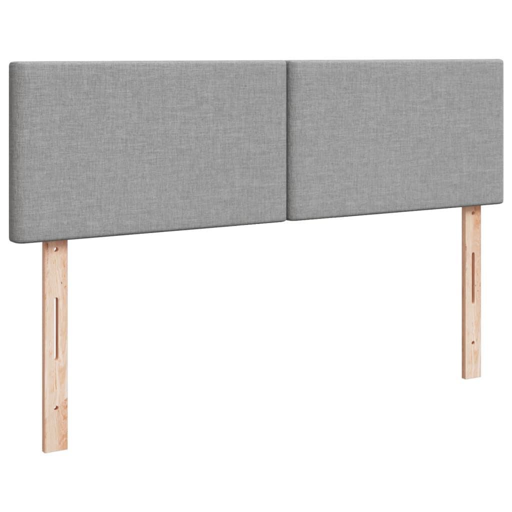 vidaXL Κρεβάτι Boxspring με Στρώμα Αν. Πράσινο 160x200εκ Υφασμάτινο