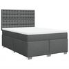 vidaXL &Kappa;&rho;&epsilon;&beta;ά&tau;&iota; Boxspring &mu;&epsilon; &Sigma;&tau;&rho;ώ&mu;&alpha; &Sigma;&kappa;&omicron;ύ&rho;&omicron; &Gamma;&kappa;&rho;&iota; 140x200 &epsilon;&kappa; &Upsilon;&phi;&alpha;&sigma;&mu;ά&tau;&iota;&nu;&omicron;