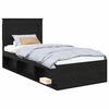 vidaXL &Sigma;&kappa;&epsilon;&lambda;&epsilon;&tau;ό&sigmaf; &Kappa;&rho;&epsilon;&beta;&alpha;&tau;&iota;&omicron;ύ &Mu;&alpha;ύ&rho;&omicron; 90 x 190 cm &Sigma;&tau;&epsilon;&rho;&epsilon;ά &xi;&upsilon;&lambda;&epsilon;ί&alpha; &pi;&epsilon;ύ&kappa;&omicron;&upsilon;