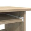 vidaXL Γραφείο Χρώμα Sonoma Δρυς 80 x 45 x 74 εκ. από Επεξ. Ξύλο
