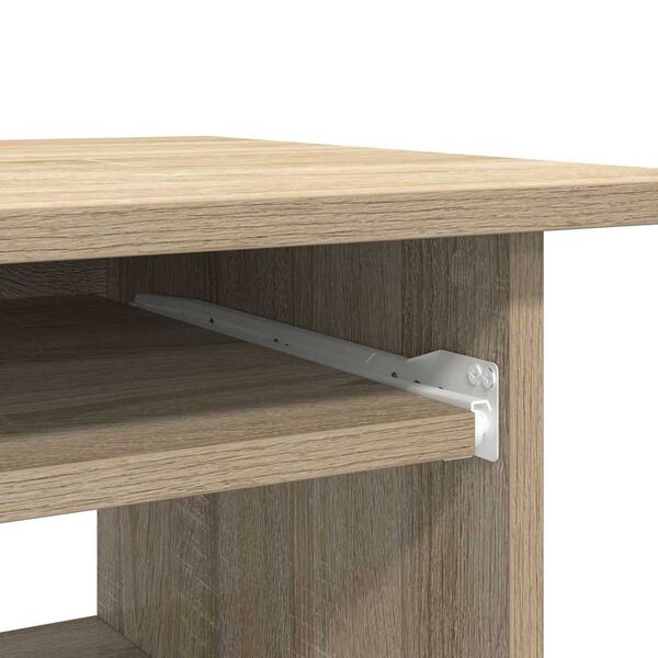 vidaXL Γραφείο Χρώμα Sonoma Δρυς 80 x 45 x 74 εκ. από Επεξ. Ξύλο