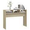 vidaXL Τραπεζάκι Κονσόλα Sonoma Δρυς 105 x 30 x 80 εκ. από Επεξ. Ξύλο