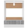 vidaXL Ντουλάπι Φούρνου "Riga" Γκρι Sonoma 60x46x81,5 εκ. από Τεχνητό Ξύλο