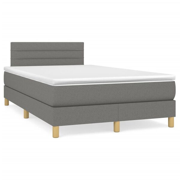 vidaXL &Kappa;&rho;&epsilon;&beta;ά&tau;&iota; Boxspring &mu;&epsilon; &Sigma;&tau;&rho;ώ&mu;&alpha; &Sigma;&kappa;&omicron;ύ&rho;&omicron; &Gamma;&kappa;&rho;&iota; 120x190 &epsilon;&kappa; &Upsilon;&phi;&alpha;&sigma;&mu;ά&tau;&iota;&nu;&omicron;