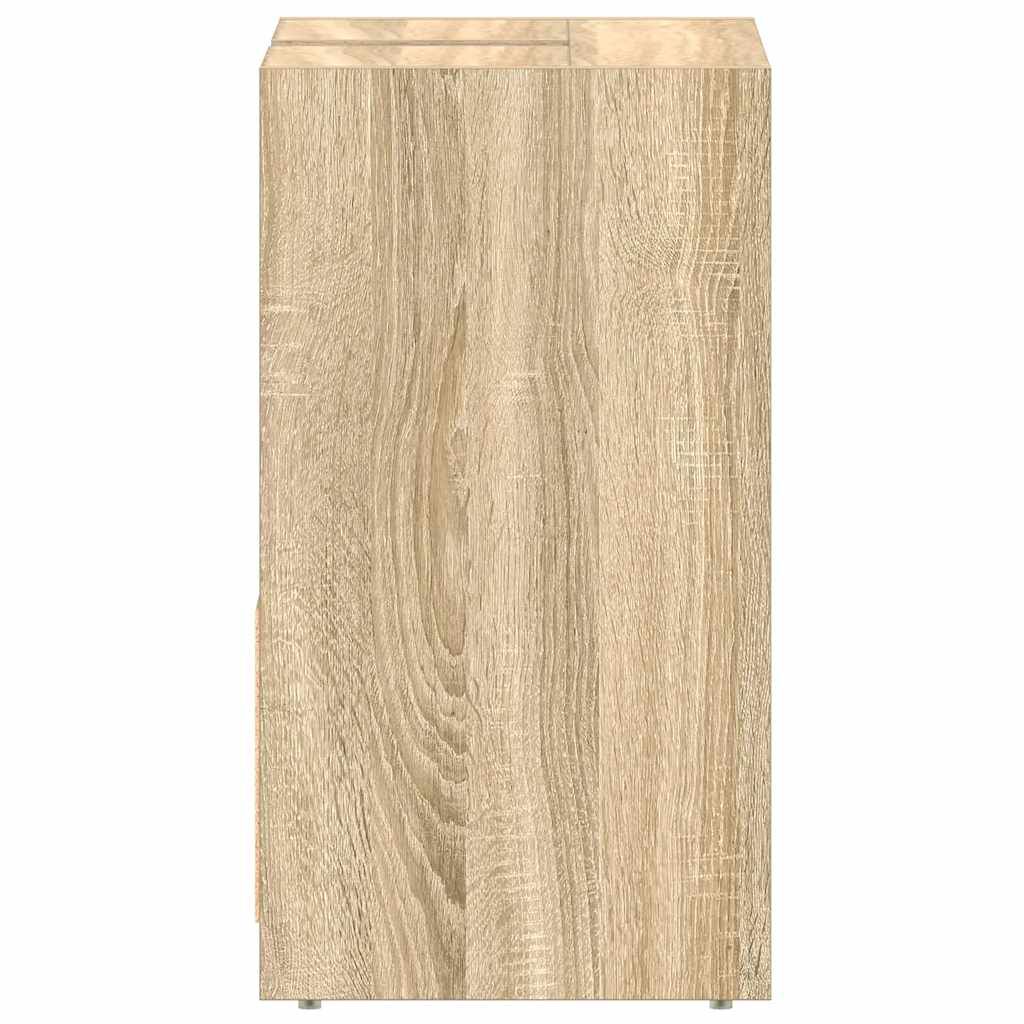 vidaXL Ντουλάπι Νιπτήρα Sonoma Δρυς 60 x 33 x 61 εκ. από Επεξ. Ξύλο
