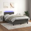 vidaXL &Kappa;&rho;&epsilon;&beta;ά&tau;&iota; Boxspring &mu;&epsilon; &Sigma;&tau;&rho;ώ&mu;&alpha; & LED &Sigma;&kappa;. &Gamma;&kappa;&rho;&iota; 120x200&epsilon;&kappa;. &Beta;&epsilon;&lambda;&omicron;ύ&delta;&iota;&nu;&omicron;