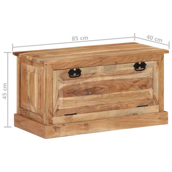 vidaXL Παπουτσοθήκη 85 x 40 x 45 εκ. από Μασίφ Ξύλο Ακακίας