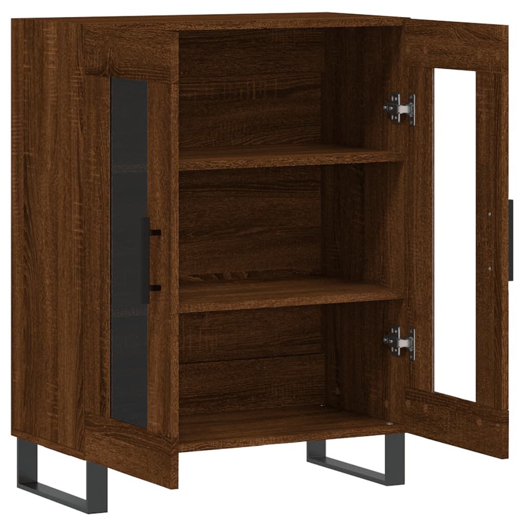 vidaXL Ντουλάπι Καφέ Δρυς 69,5 x 34 x 90 εκ. Επεξεργασμένο Ξύλο