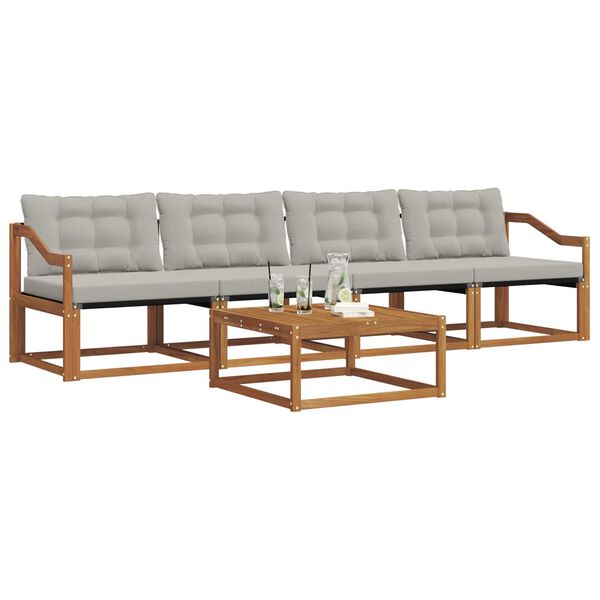 vidaXL &Sigma;&epsilon;&iota;&rho;ά &Kappa;&alpha;&nu;&alpha;&pi;έ &Epsilon;&xi;&omega;&tau;&epsilon;&rho;&iota;&kappa;&omicron;ύ 5 pcs &Phi;&upsilon;&sigma;&iota;&kappa;ό &kappa;&alpha;&iota; &Alpha;&nu;&omicron;&iota;&chi;&tau;ό &Gamma;&kappa;&rho;&iota;