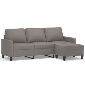 vidaXL &Kappa;&alpha;&nu;&alpha;&pi;έ&sigmaf; &Tau;&rho;&iota;&theta;έ&sigma;&iota;&omicron;&sigmaf; Taupe 180 &epsilon;&kappa;. &Upsilon;&phi;&alpha;&sigma;&mu;ά&tau;&iota;&nu;&omicron;&sigmaf; &mu;&epsilon; &Upsilon;&pi;&omicron;&pi;ό&delta;&iota;&omicron;