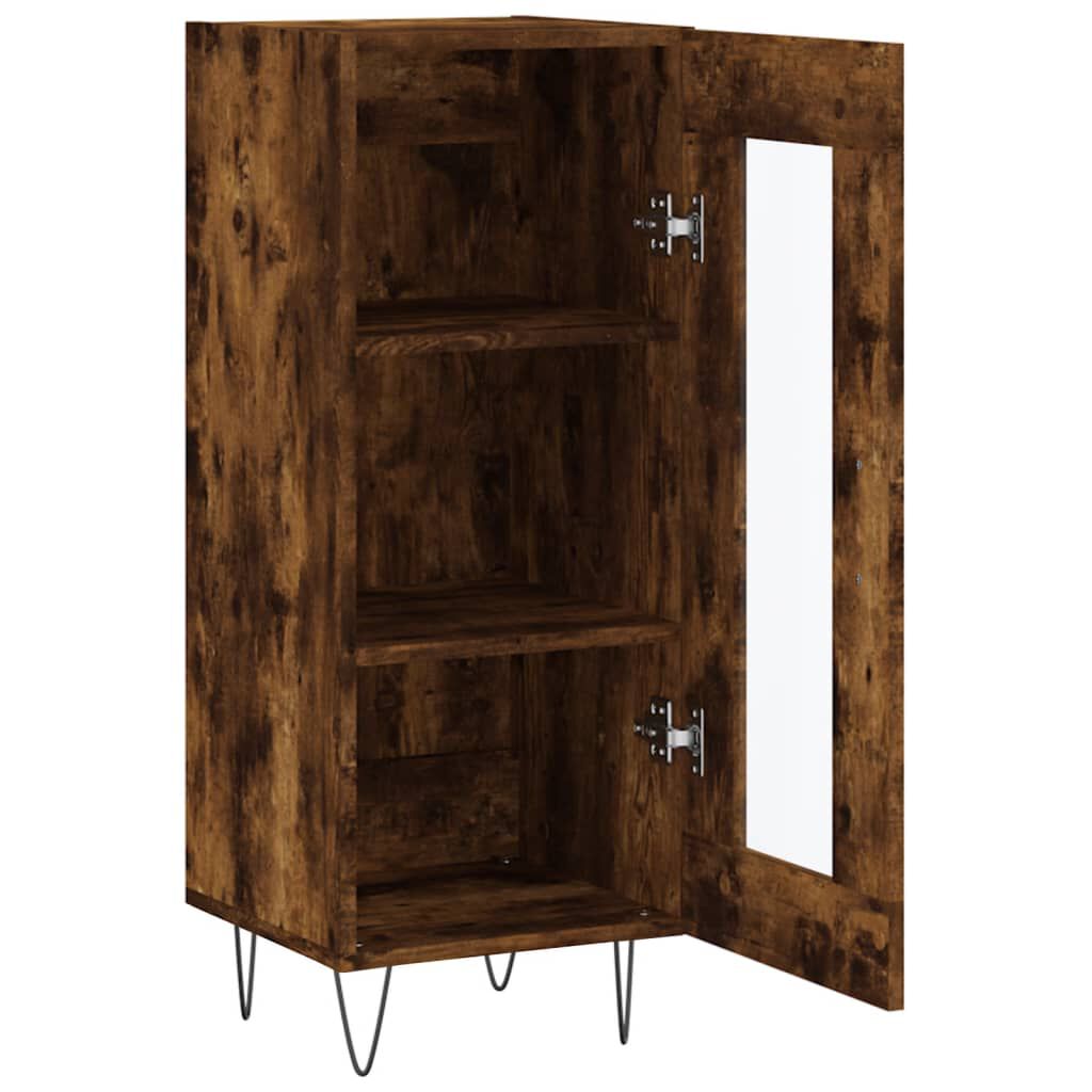 vidaXL Ντουλάπι Καπνιστή Δρυς 34,5 x 34 x 90 εκ. Επεξεργασμένο Ξύλο