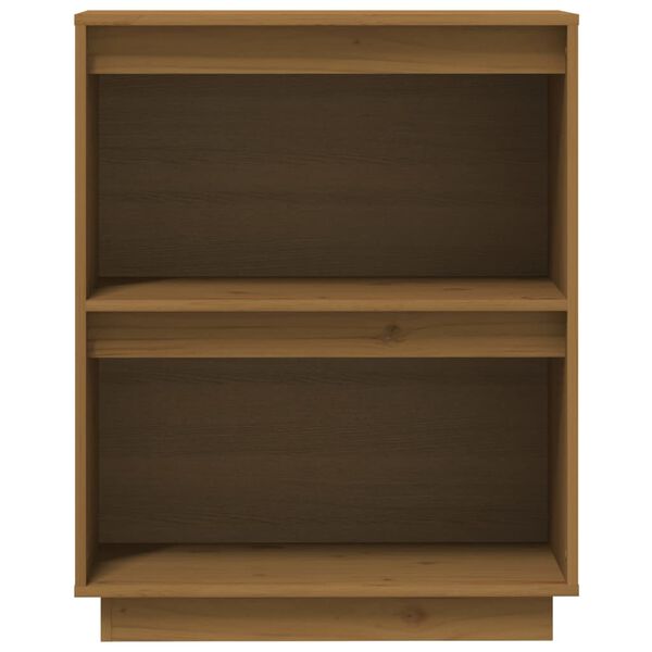 vidaXL Ντουλάπι Κονσόλα Μελί 60 x 34 x 75 εκ. από Μασίφ Ξύλο Πεύκου