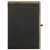 vidaXL Επίτοιχο ντουλάπι μπάνιου Μαύρο 38x33x48 cm Μάνγκο μασίφ ξύλο
