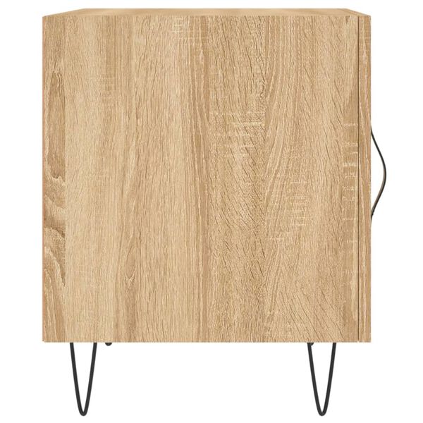 vidaXL Κομοδίνα 2 τεμ. Sonoma Δρυς 40x40x50 εκ. από Επεξεργασμένο Ξύλο