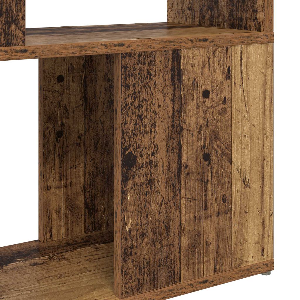vidaXL Μονάδα Αποθήκευσης Παλαιό ξύλο MDF 60 x 24 x 124 εκ.