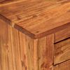 vidaXL Πλαϊνό γραφείο Καφέ 100 x 30 x 50 cm Μασίφ ξύλο ακακίας